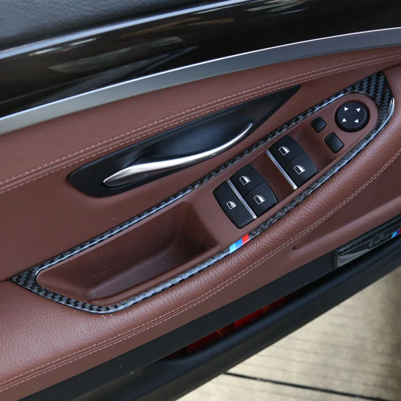 Углеродное волокно для BMW 5 серии F10 F18 2011-17 внутренний переключатель передач