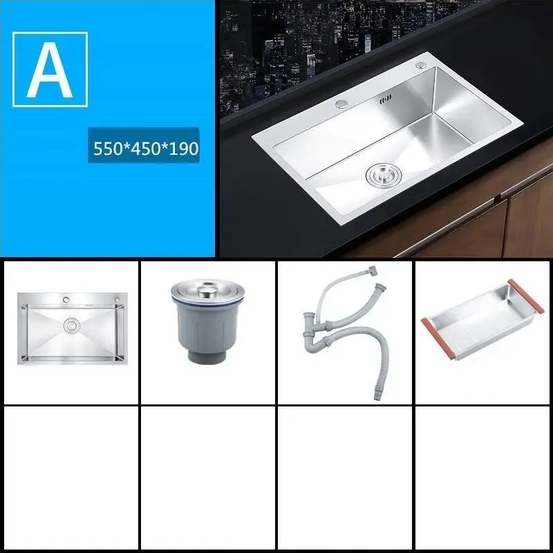 Кухонная раковина с встраиваемым покрытием кухонная из нержавеющей стали |