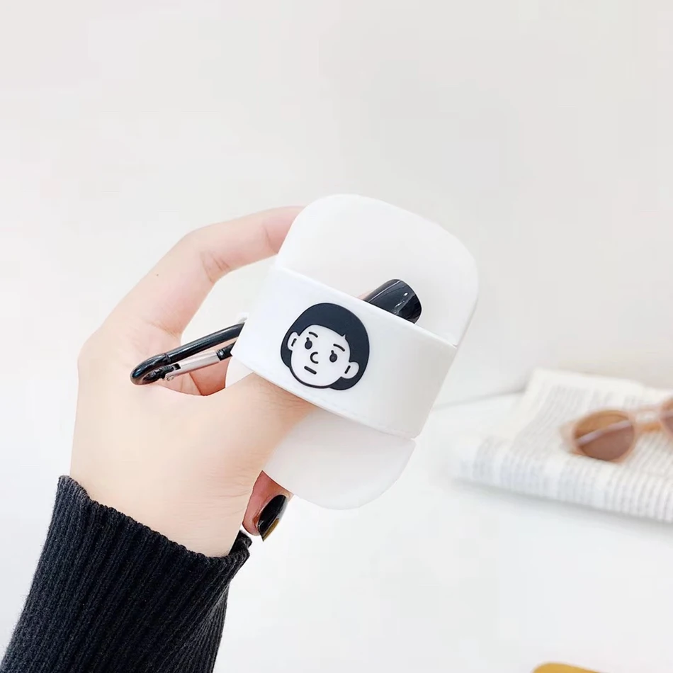 Чехол для наушников Airpods 2 Чехол Силиконовый Мультфильм Аниме Чехол для Apple Air Pods 1 чехол печенье аксессуары для наушников брелок