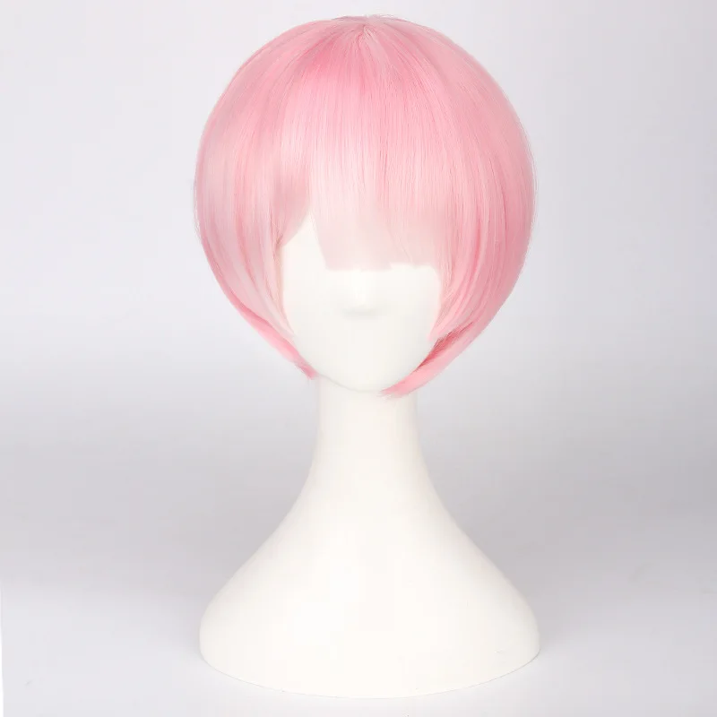 

2020 New Anime Ram Rem Cosplay Costume Re:Life In A Different World From Zero Christmas Costume Wig Danganronpa Cosplay