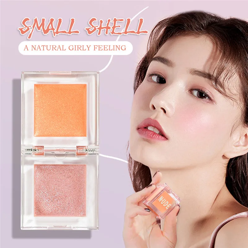 Двухцветный Блестящий мерцающий мороженое блестящий крем для лица и тела|Румяна|