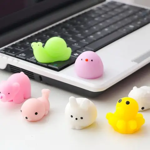 Сжимаемые животные антистресс Chancellory слайм милая игрушка Kawaii Cat сжимаемая Милая забавная игрушка сжимаемая антистресс сжимаемая