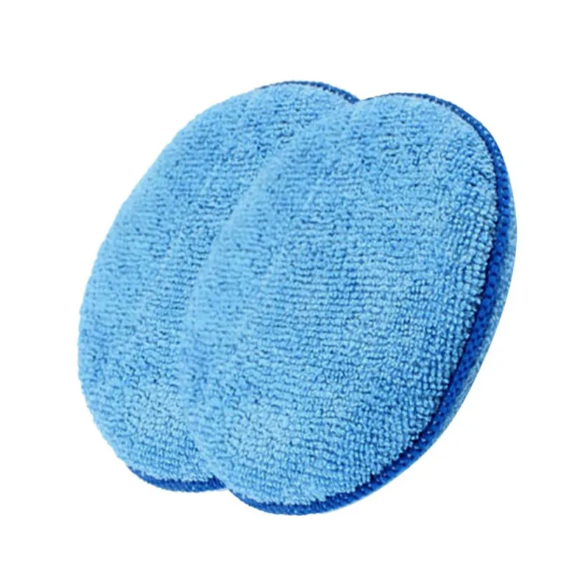 

Brand New Microfiber Wax Applicator Pad Ultra Soft Microfiber Polish Car Wax Apply Remover Buff Pads 5 Inch Diameter