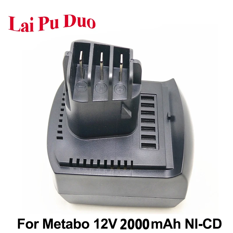 Ni-CD 12 в 2 0 Ач Сменный аккумулятор для электроинструмента METABO: 6. 02151 50 BZ12SP BSZ ULA9.6-18 SSP