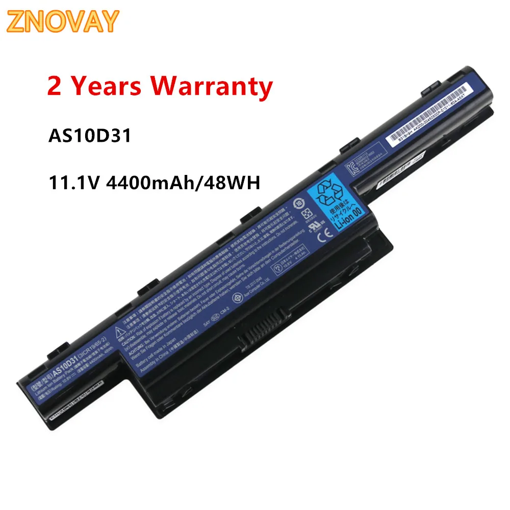 Аккумулятор для ноутбука Acer Aspire V3 11 1 4400 5741 5742G AS10D51 AS10D61 AS10D71 AS10D75 AS10D81 AS10D31 5750 в 5551