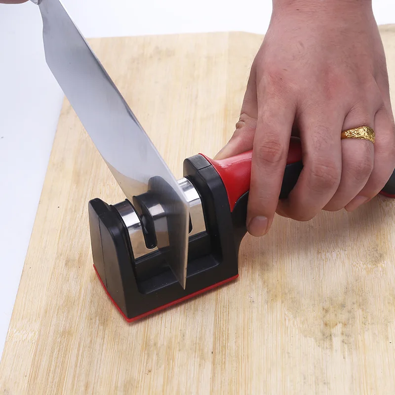 Ручная точилка для ножей 2 ступенчатая Вольфрамовая стальная Керамическая с