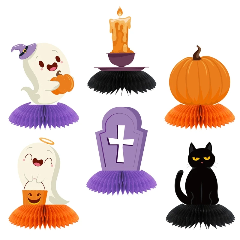 

6Pcs/Pack Halloween Window Clings Halloween Ornaments Halloween Decorations for Windows Glass Walls Halloween Decor