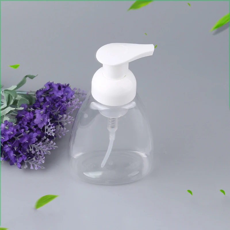 300 мл прозрачные Пластик пенясь бутылка для жидкого мыла мусс точек розлива