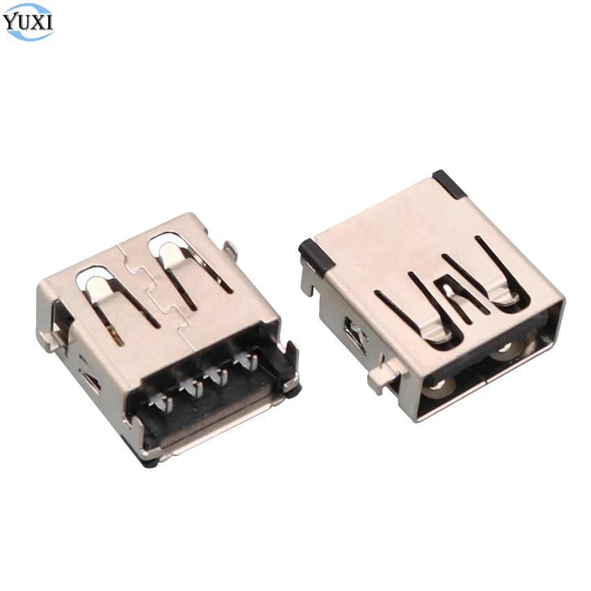 

YuXi 2pcs Laptop Female Connector USB 2.0 Jack Charging Socket for ASUS S551L S551LN V551 K551L S551LB S551LB