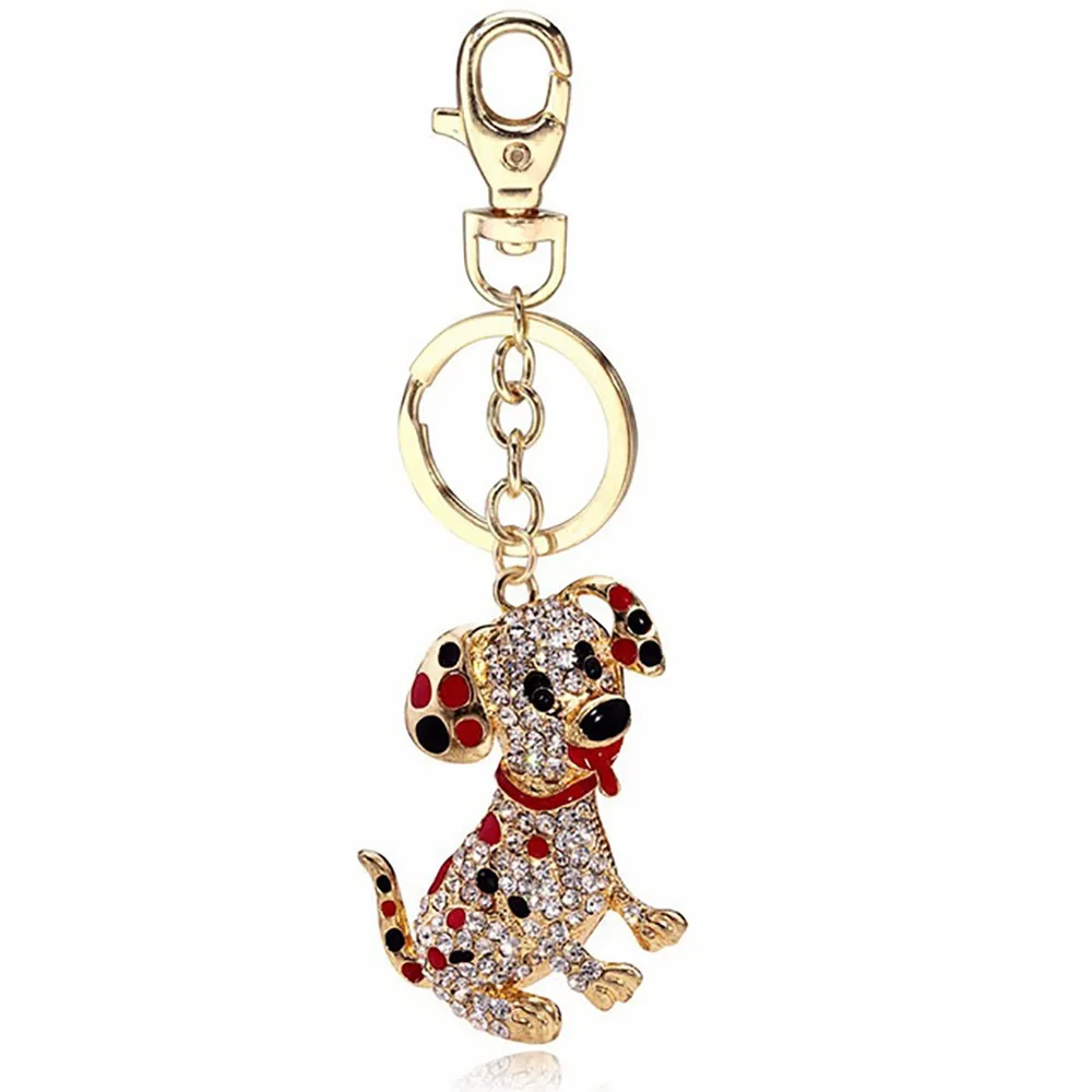 Брелок для ключей в виде таксы Очаровательная собака брелок Подвески украшения