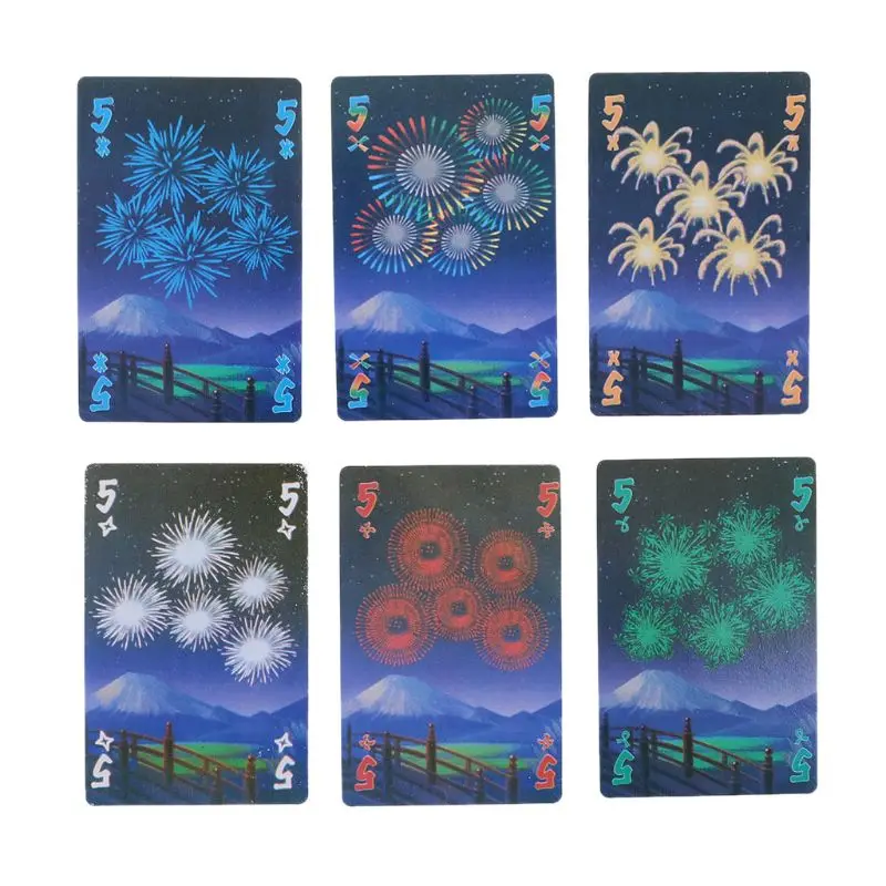Настольная игра HANABI 2 5 игроков карточные игры легко играть забавная