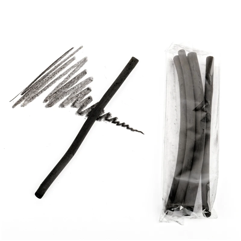 Уголь натуральный Гамма &quotМосковская палитра&quot ивовый круглый O 10-12мм 3шт.