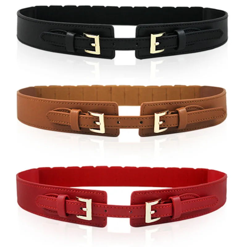 2019 Новые популярные модные женские золотые металлические кожаные ремни с