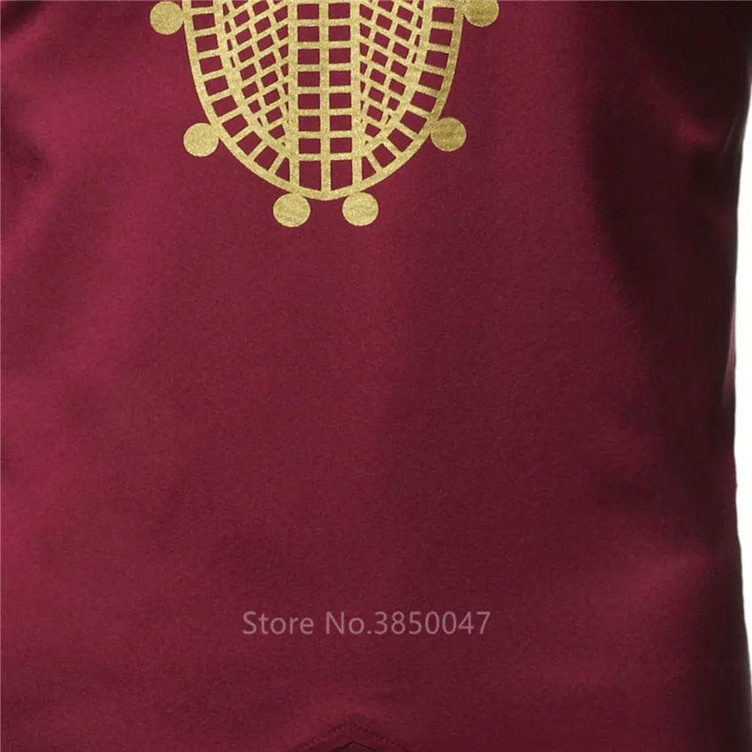 

Men Dashiki Print African Clothes Red White Shirts Robe Africaine Fashion Tribal Hippie Luxury Bazin African Dresses for Men