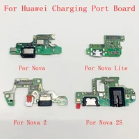 10pcs original usb charging port board connector flex cable for huawei nova lite 2 nova 2s 2p charging connector repair parts