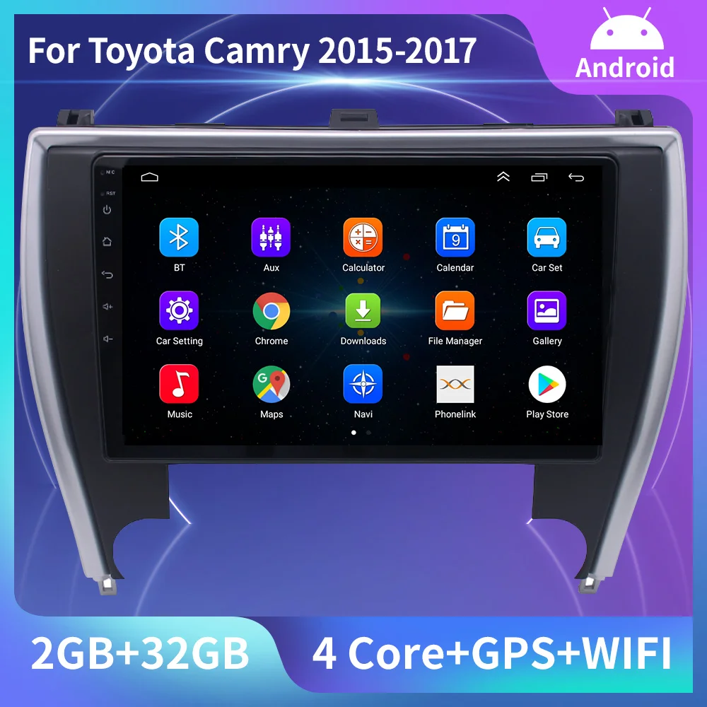 

Автомобильный радиоприемник для Toyota Camry 2015, 2016, 2017, Android 10,0, 2Din, стерео, мультимедийный видеоплеер, GPS-навигация, 2 din, 10 дюймов, DVD