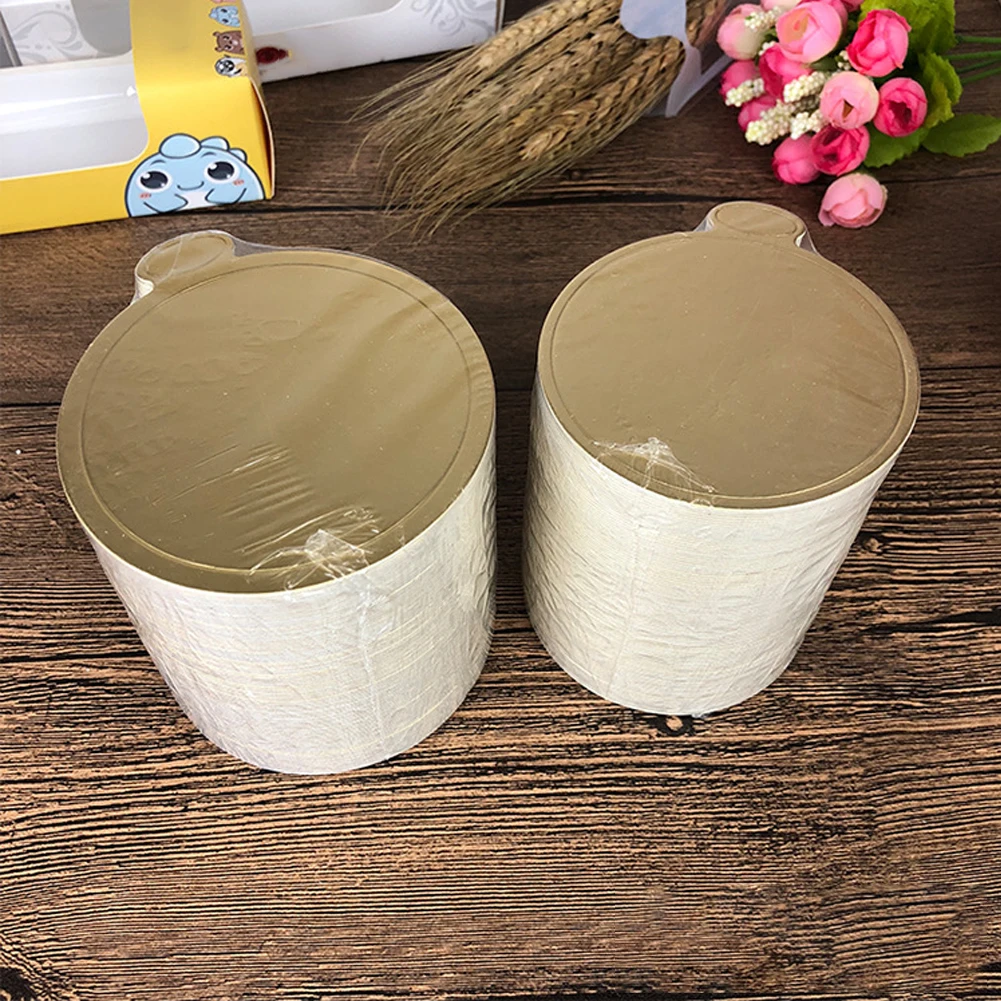 

100 pcs Mini Cake Boards, Small Round Gold Mousse Cake Cardboard Set, Cupcake Cake Base, Dessert Displays Tray