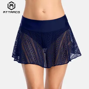 Attraco женские плавки бикини, плавки, однотонные плавки со встроенными вставками, плавки-танкини