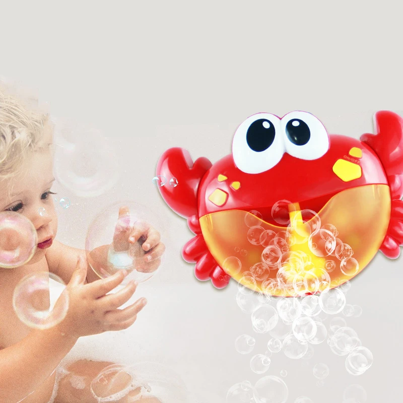 Детские игрушки для ванной Имитация краба пузырьковая машина музыкальная Ванна