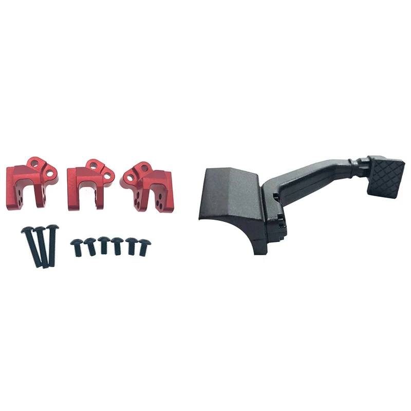 

1/10 RC Crawler Snorkel with Metal Tie Rod Linkage Skid Plate Link Mounts for 1/10 RC Crawler Axial SCX10 III AXI03007