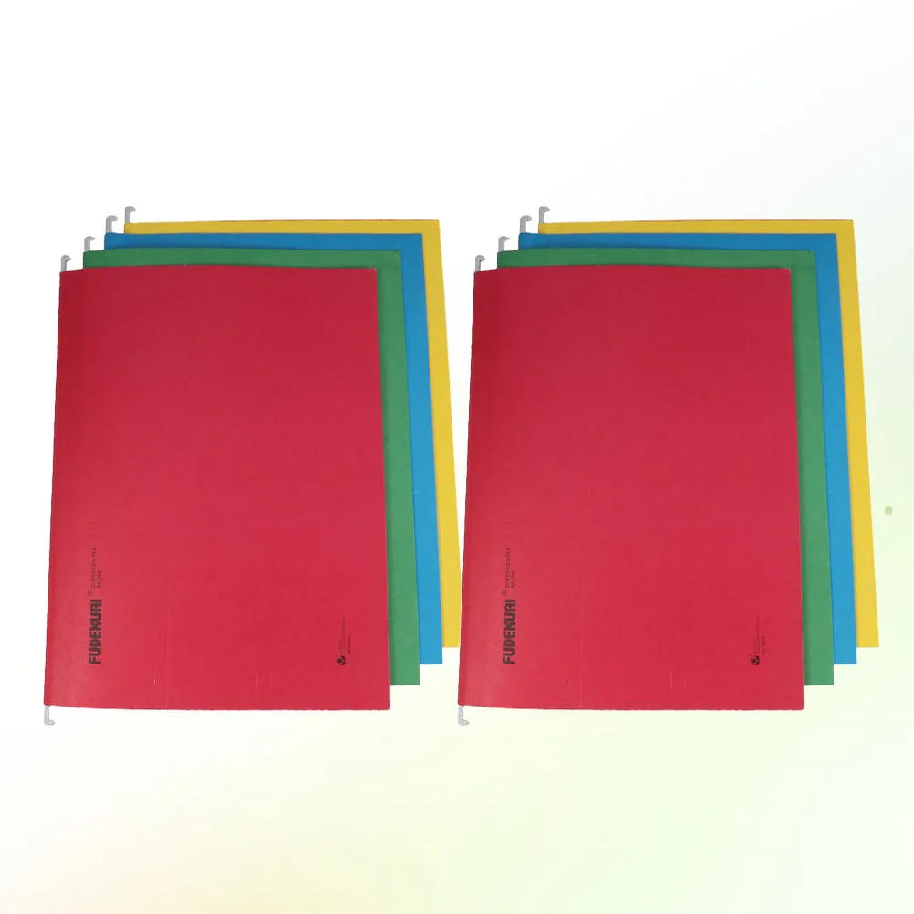 

8Pcs Portable Suspension File Folder Hanging File Holder Paper Frame Documents Organizer Office Supplies(Random Color 2pcs for E