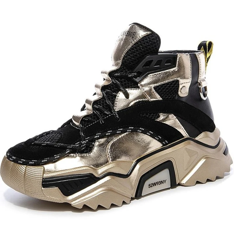 Женские кроссовки на платформе RASMEUP Модные дышащие из натуральной кожи массивной