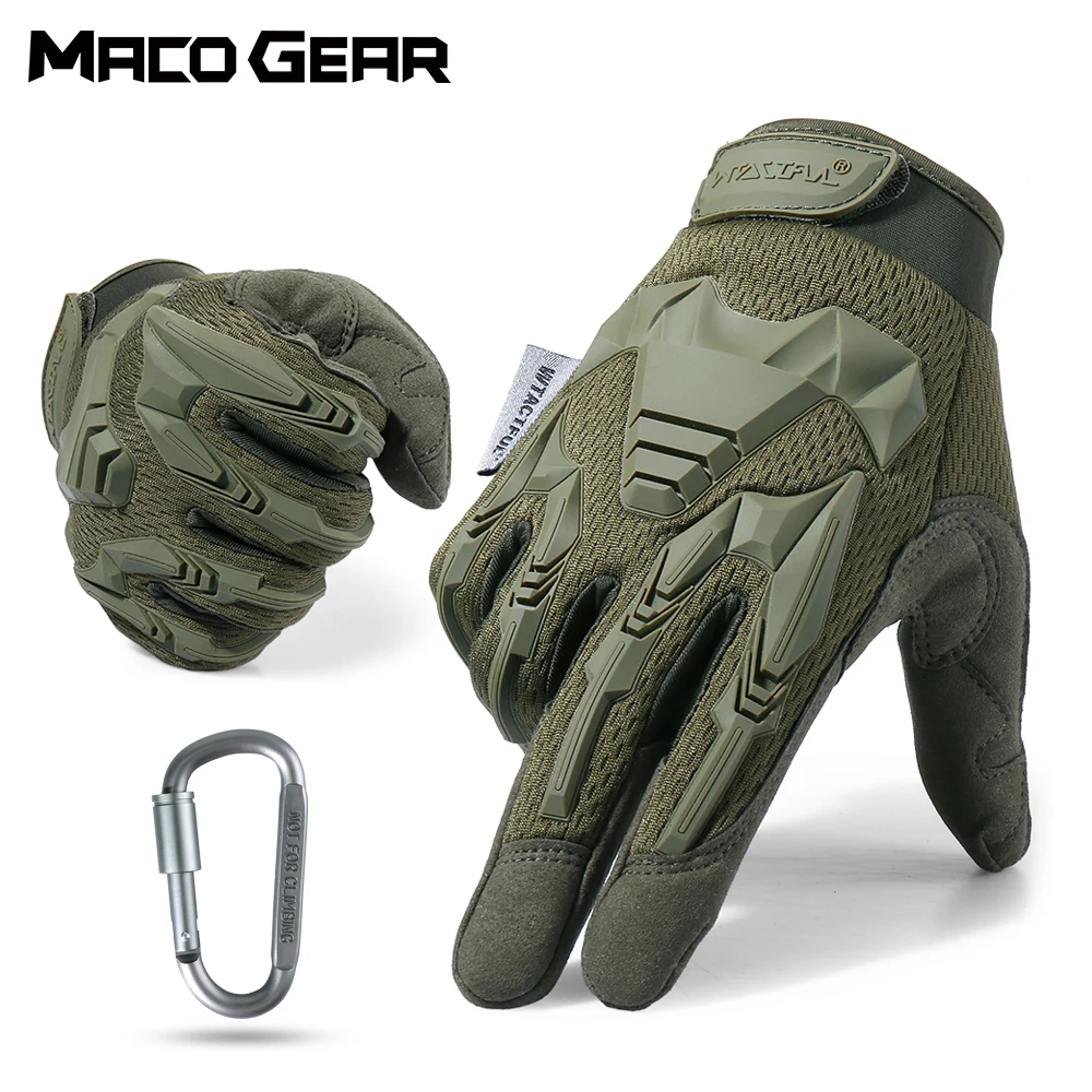 

Tactical Gloves Camo Military Army Cycling Glove Sport Climbing Paintball Shooting Hunting Riding Ski Full Finger Mittens Men