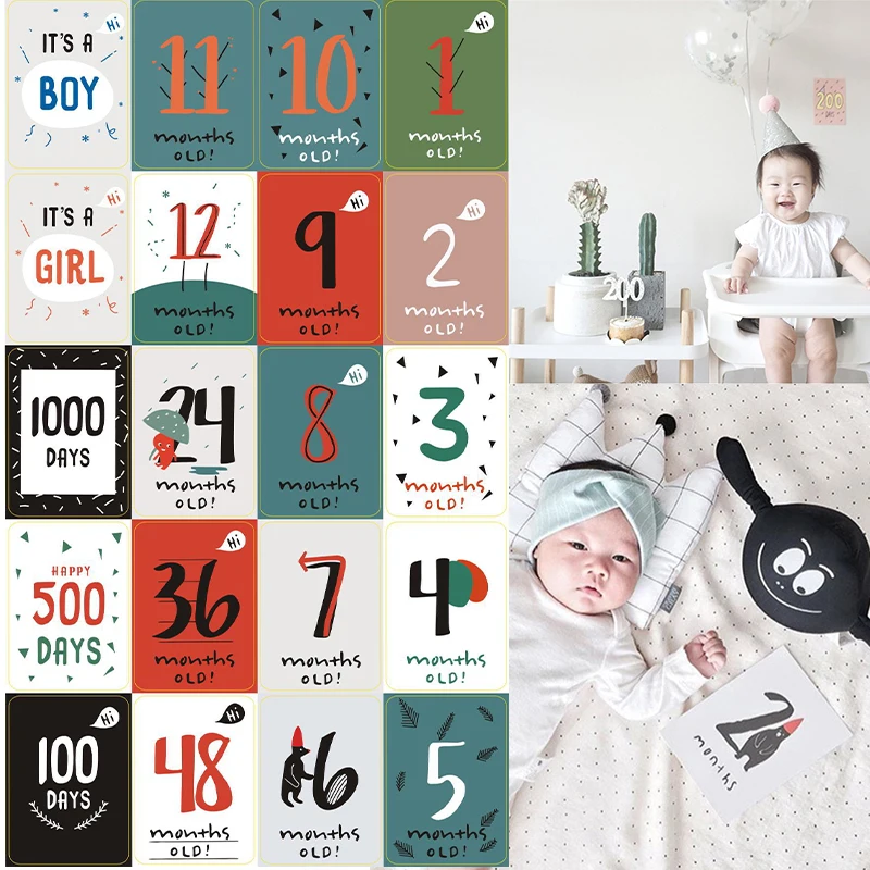 20 шт. памятные карточки для детского роста|Наборы отпечатков рук и стоп| |