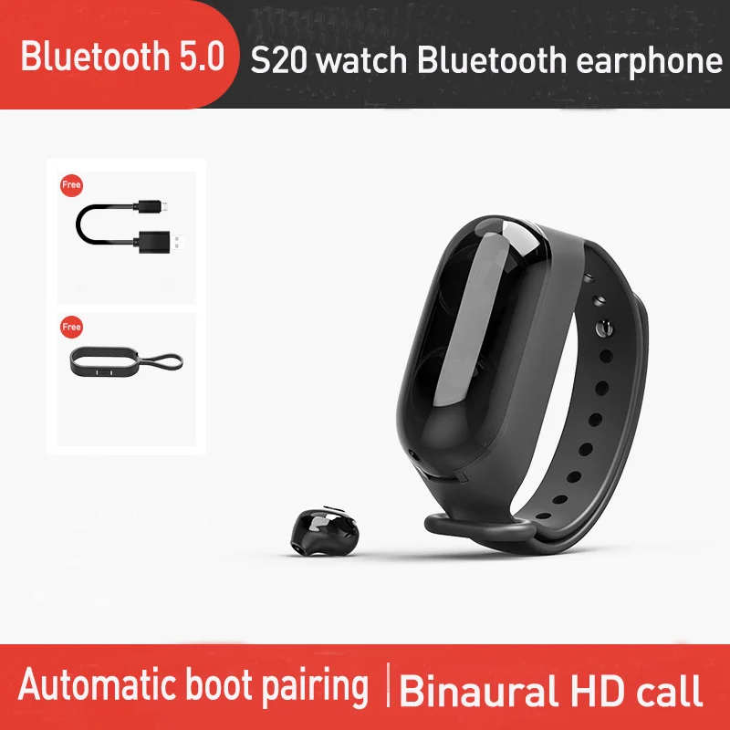 Ottwn S20 TWS Bluetooth наушники умные часы автоматическое включение Спорт шумоподавление