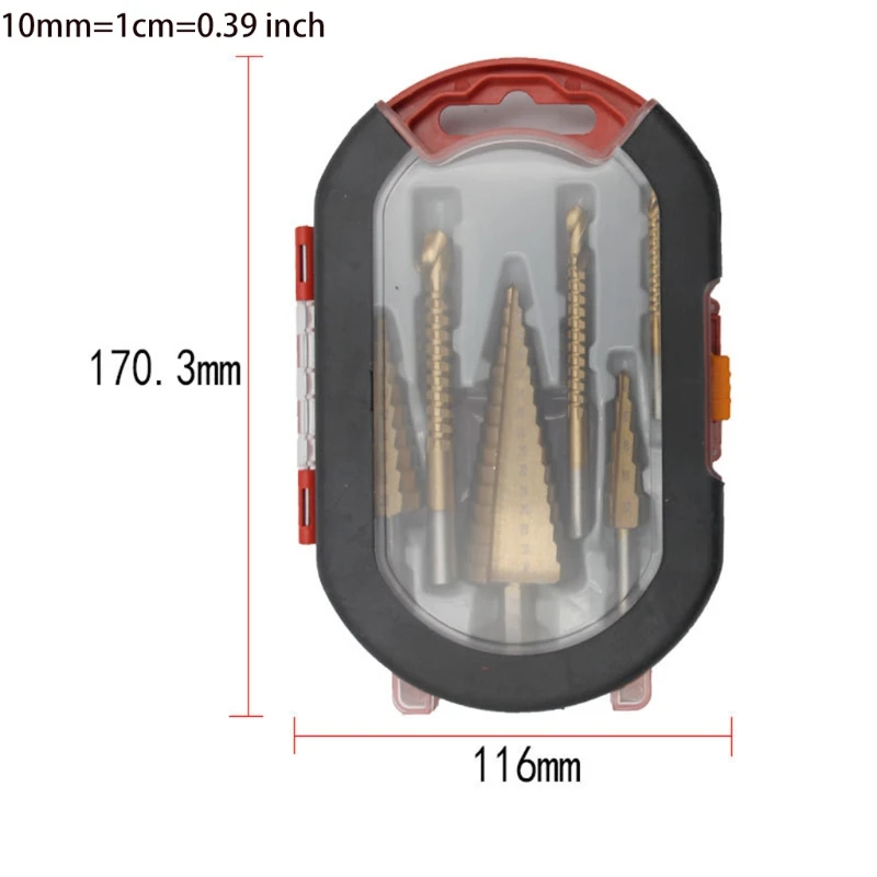 

Высококачественное ступенчатое сверло 667B с титановым покрытием и треугольным хвостовиком для пластиковой Древесины Металла железа алюмин...