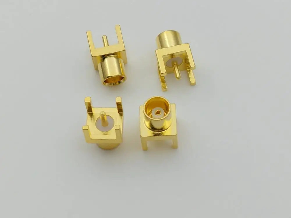 500 шт латунный радиочастотный коаксиальный разъем MCX женский прямой адаптер для