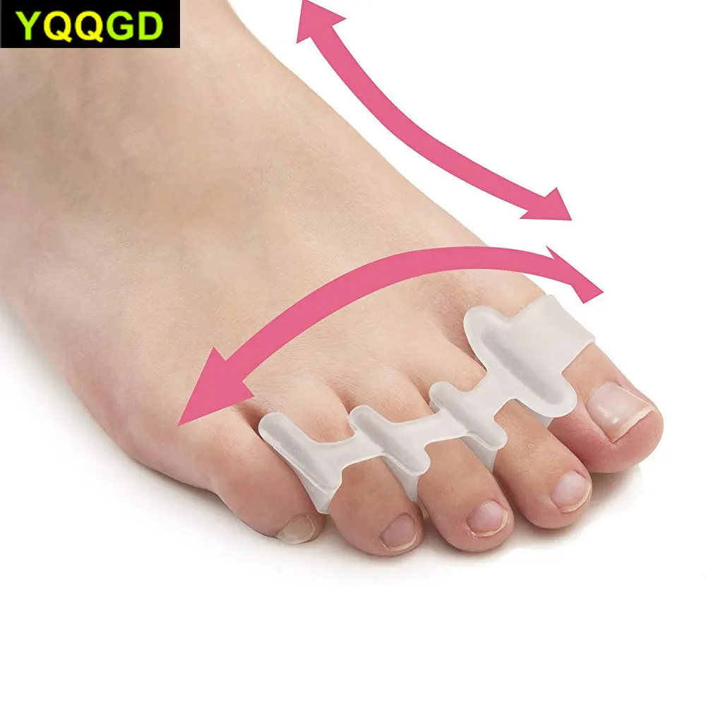 1 пара гелевых резиновых носоупоров для пальцев ног которые используются