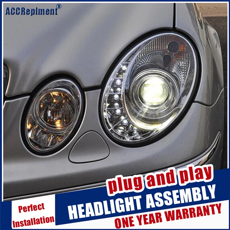 Тюнинг автомобилей налобный фонарь для Benz W211 светодиодный головной светильник s
