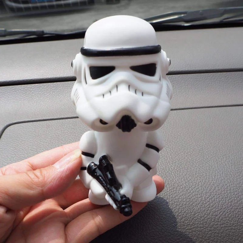 Креативные автомобильные товары Звездные войны черно белый Самурай Q версия 2