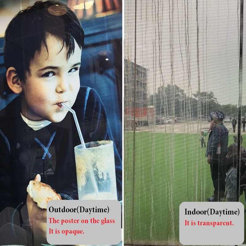 Индивидуальный размер односторонняя перфорированная виниловая пленка для