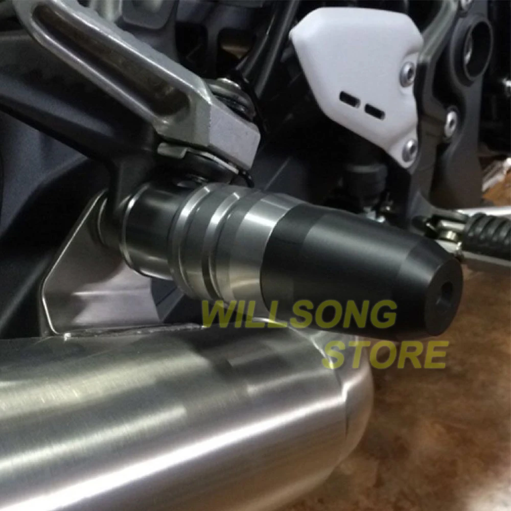

CNC Rear Exhaust Pipe Guard Muffler Protector For KAWASAKI NINJA 250/300 Z 250/300/650/750/800/900 Motorcycle Falling Protection