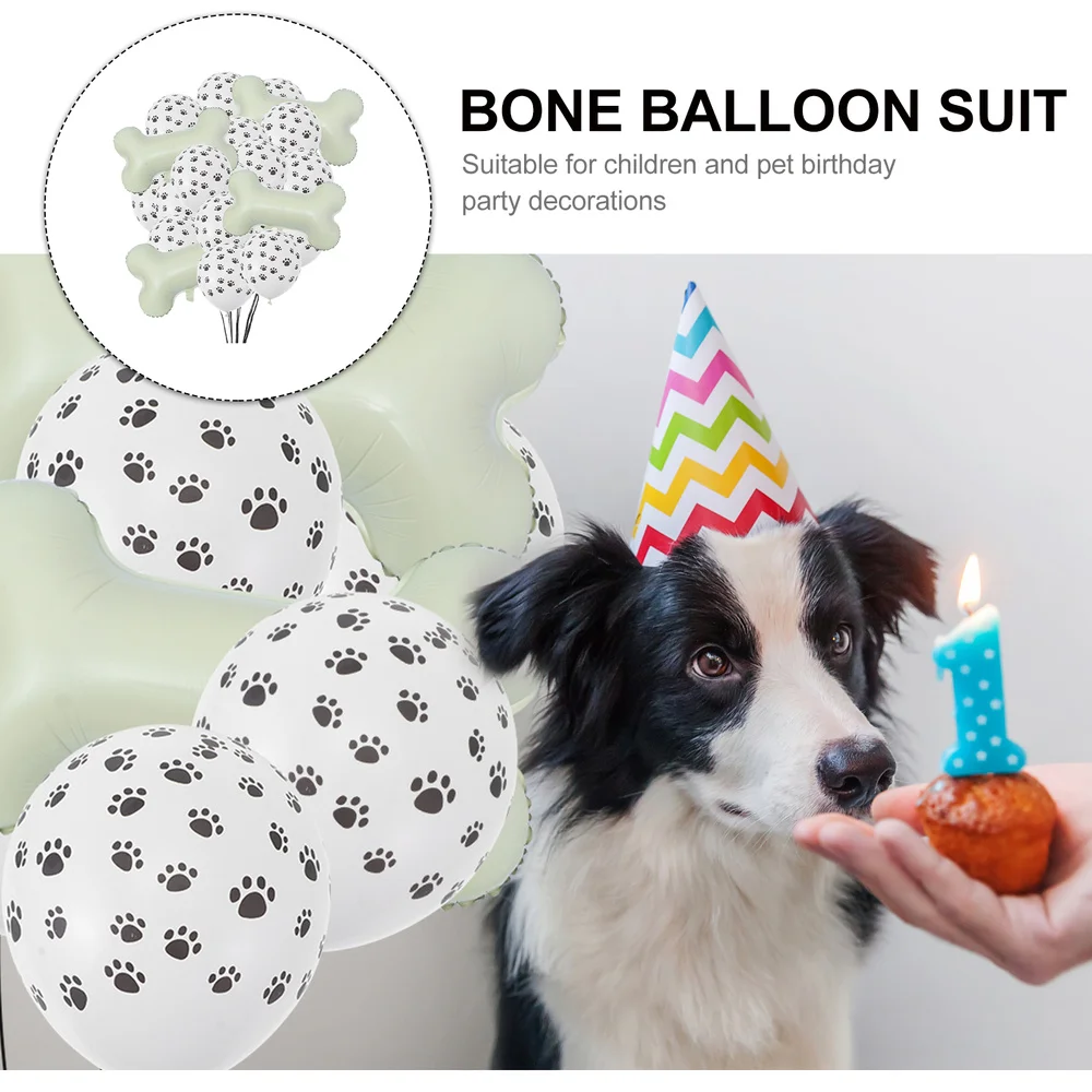 

1 Set Scene Balloon Decorations Pet Birthday Party Balloons Party Scene Decors