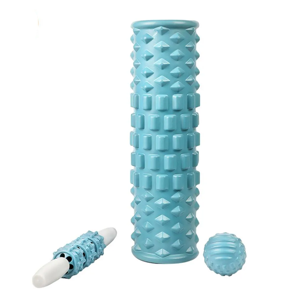

Yunmai Massage-Set with 3-Point-Spiky-Ball 3pcs Muscle-Roller-Sticks Yoga-Stick Relaxing Body