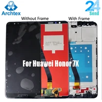 for huawei honor 7x lcd displaytouch screen digitizer assembly replacement frame 5 93 inch for honor 7x bnd l21 bnd l22