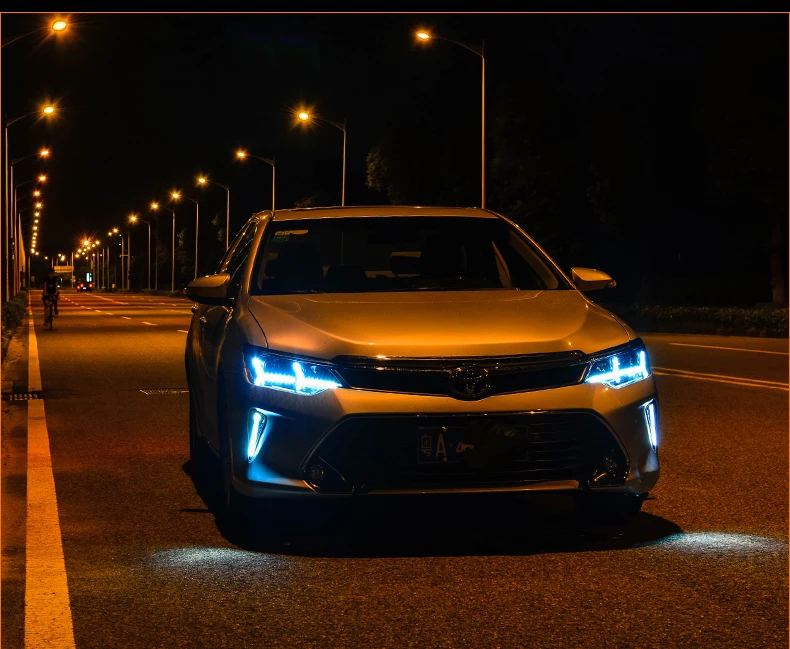 Автомобильный Стайлинг для Toyota- фара Camry светодиодная фара дальнего света Camry светодиодный DRL hid H7/D2H аксессуары для фар