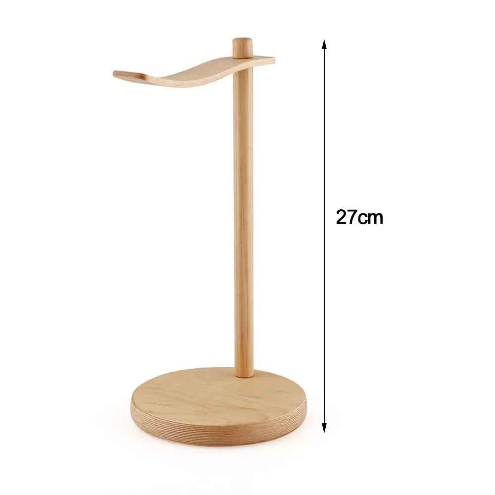 

Portable Headphone Holder Wooden Useful Support Stand Headset Show Rack Universal Headphones Device Gadgets
