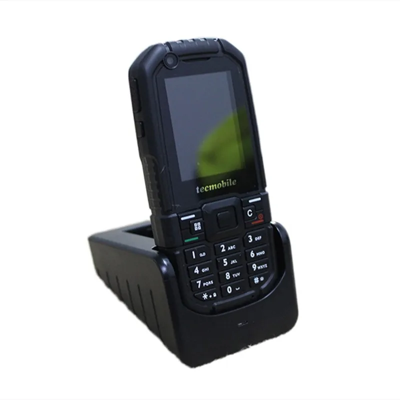 

Мобильный телефон Tecmobile TEC, батарея 1800 мАч, с подставкой для зарядки, сильный фонарик, Водонепроницаемая клавиатура мобильный телефон VS Guophone ...