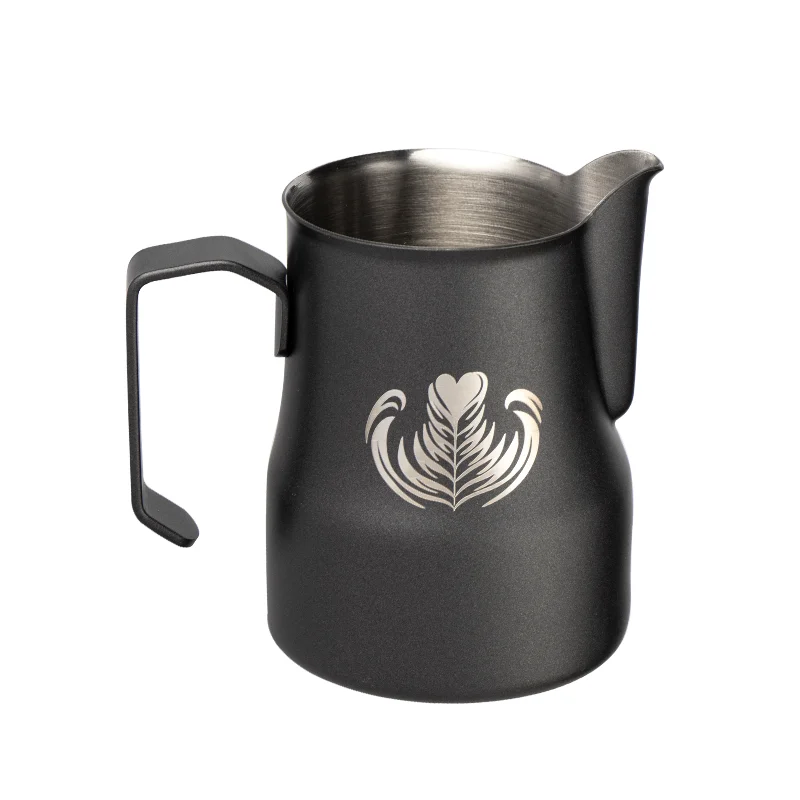 

350/500ml Frothing Coffee Milk Jug Stainless Steel Pull Flower Cup Coffee Milk Frother Latte Art Milk Frothing Tool Coffeware