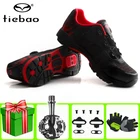Кроссовки TIEBAO для мужчин и женщин, повседневная обувь для велоспорта, самозакрывающаяся, SPD, для горных велосипедов