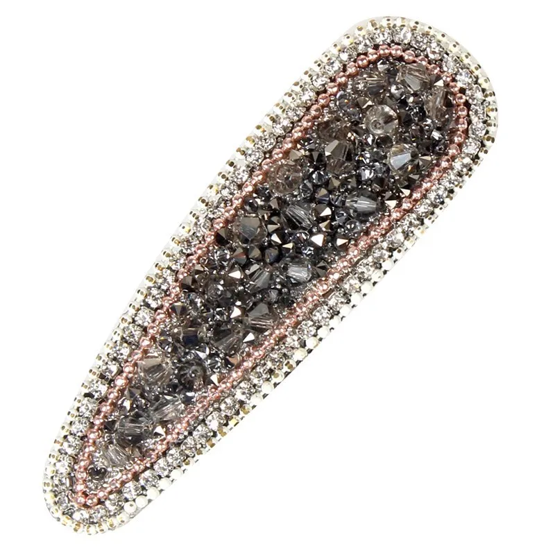 

Fashion Rhinestone Geometric Barrettes Hair Clips For Women Girls Headband Sweet Waterdrop Hairpins New Hair Accessories Gift