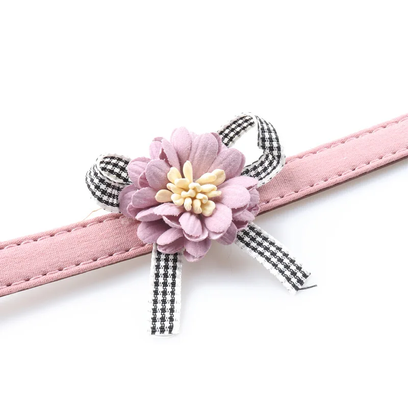 Милый воротник для кошек цветок кружевное украшение ожерелье регулируемые