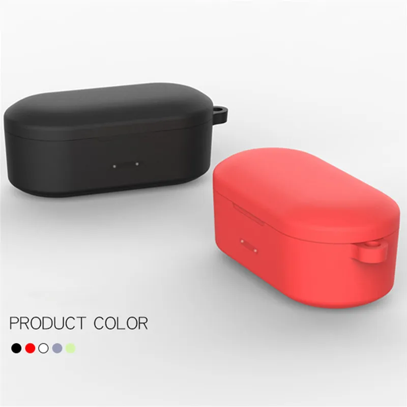 OTTWN простой силиконовый чехол для наушников подходит QCY T1S/T2C bluetooth беспроводной QS2