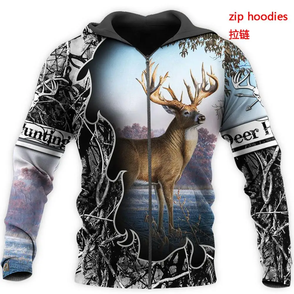 

Camo AMO HUNTING ANIMALS deer ART 3D Hoodies Hoodie Men Women New Fashion Hooded Sweatshirt Long Sleeve casual Pullover-4