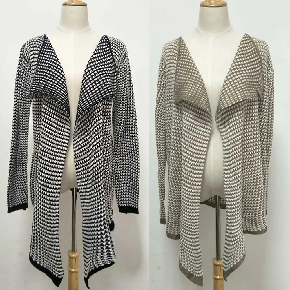 Женский вязаный кардиган SAGACE длинный с длинным рукавом для женщин осень 2020 новое