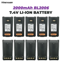 10xbl2008 bl2503 bl2006 hyt battery 2000mah replacement battery for hytera dmr pd 702 pd506 pd606 pd700 pd780 pd782